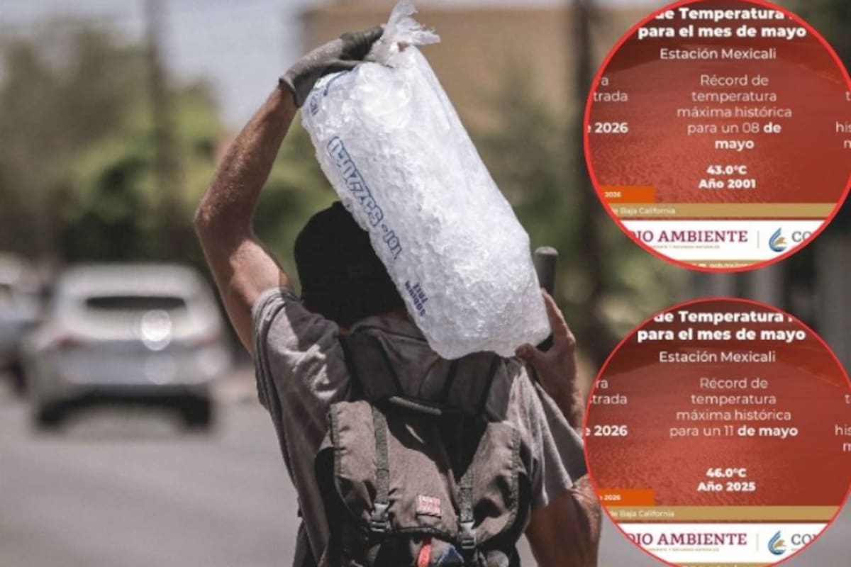 Mexicali quedó cerca de romper el récord histórico de temperatura máxima para mayo