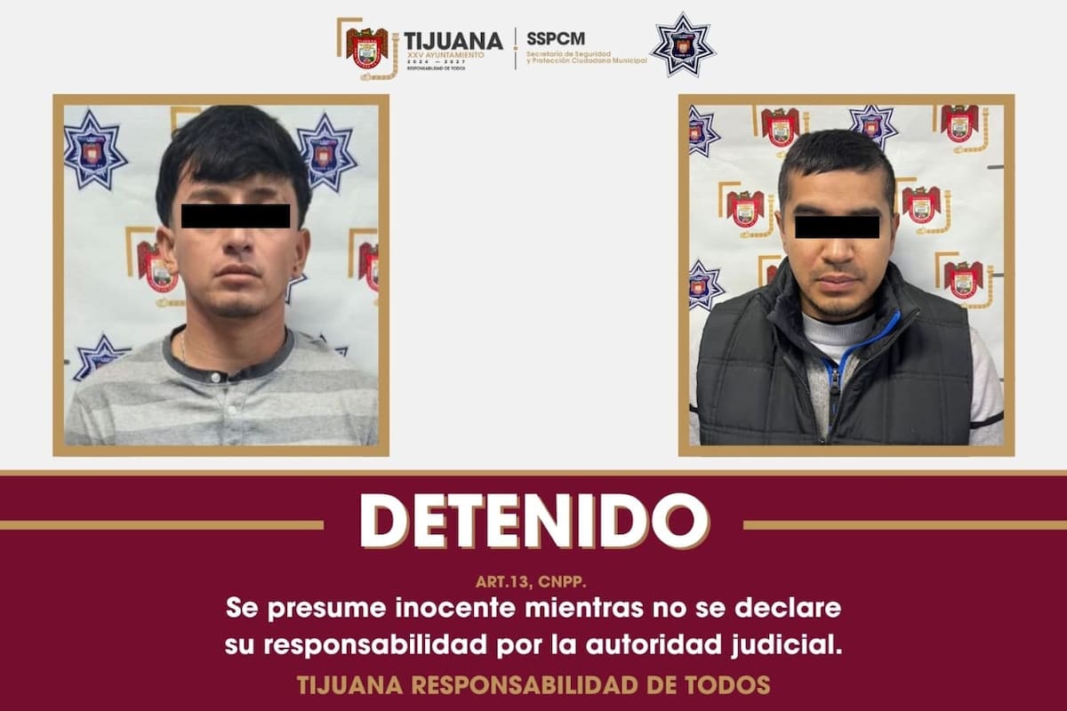 Detienen a dos personas por cohecho en distintos puntos de Tijuana