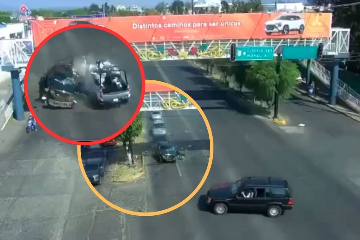 4 muertos, entre ellos una familia, en choque múltiple con patrulla de la Guardia Nacional en Zamora, Michoacán; FGR investiga los hechos