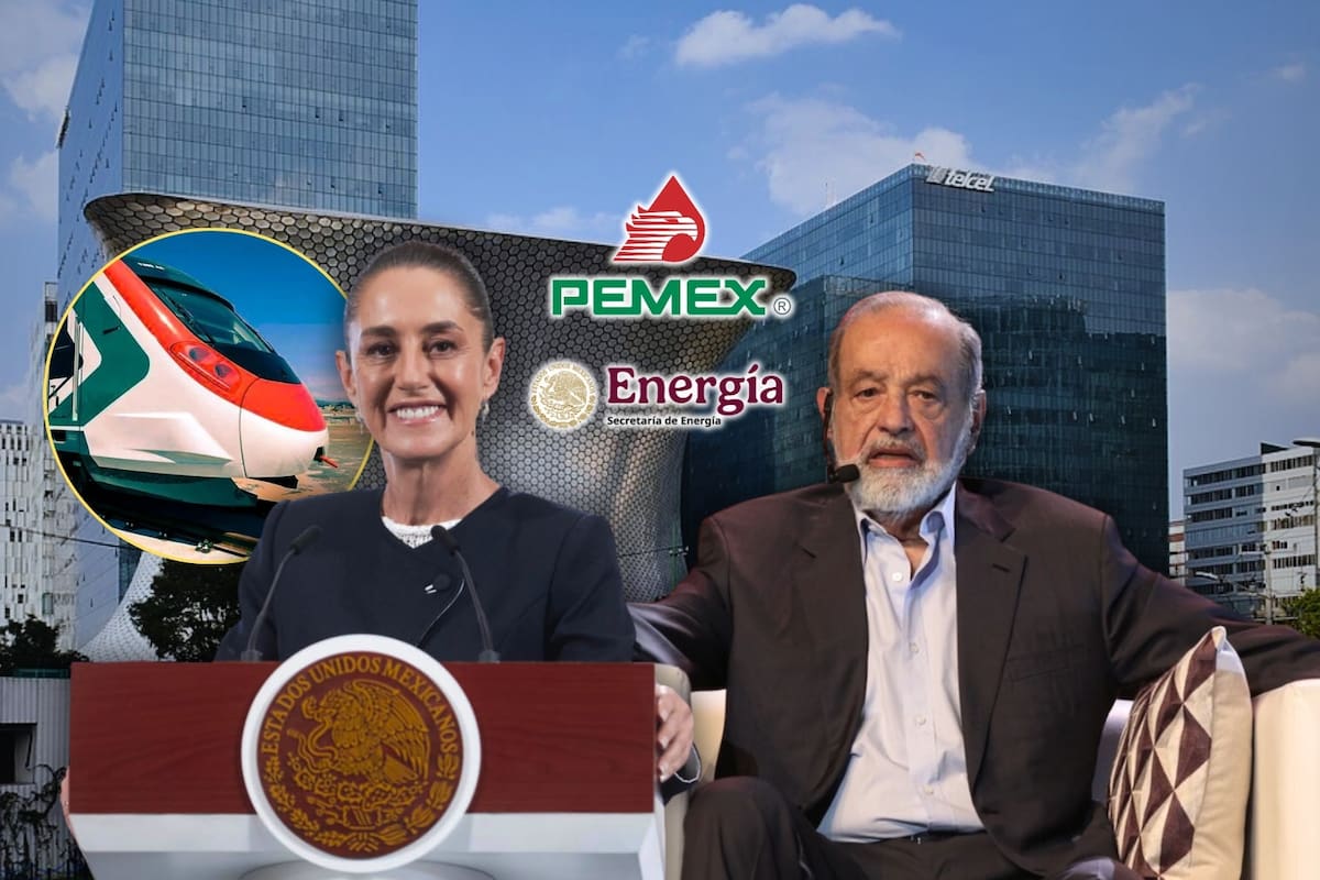 Carlos Slim se está volviendo cada vez más poderoso de la mano del gobierno de Sheinbaum: De Pemex a la energía geotérmica y ahora el Tren del Norte