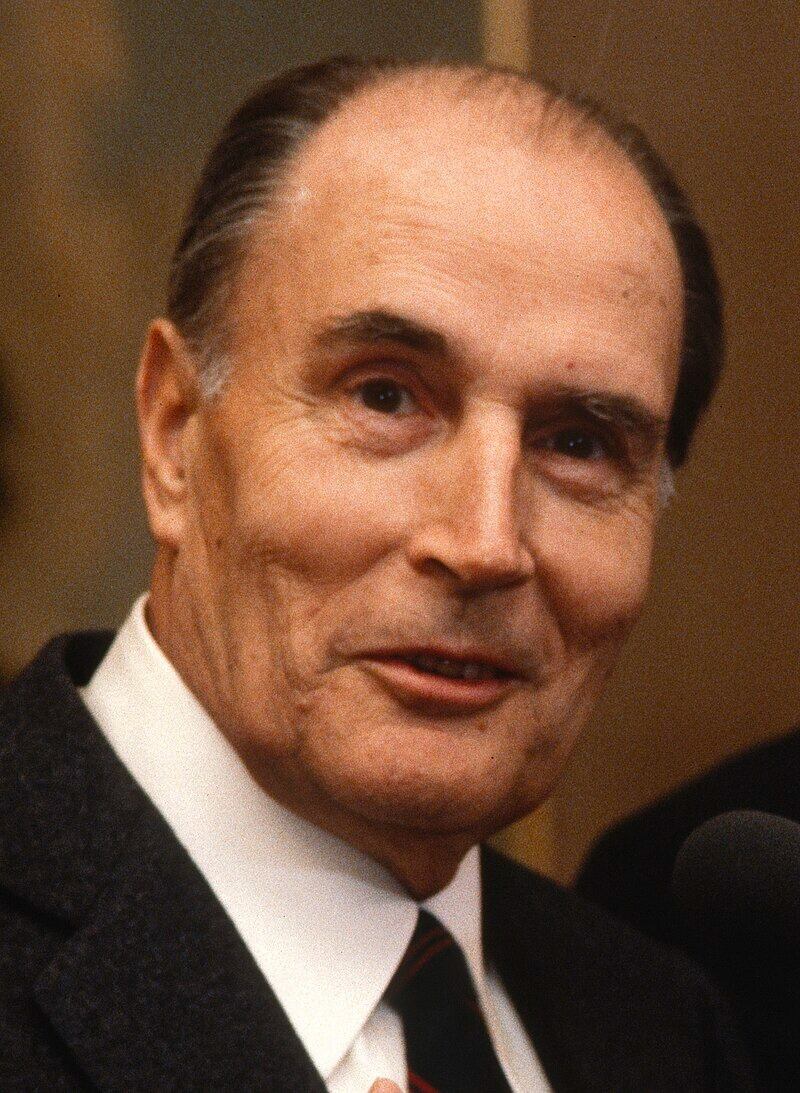 El expresidente francés, François Mitterrand, en el periodo de 1981 a 1995. | Wikipedia
