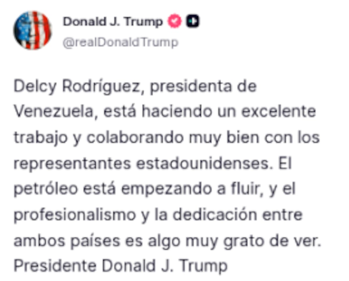 Donald Trump en Truth Social. | Foto: Especial GH