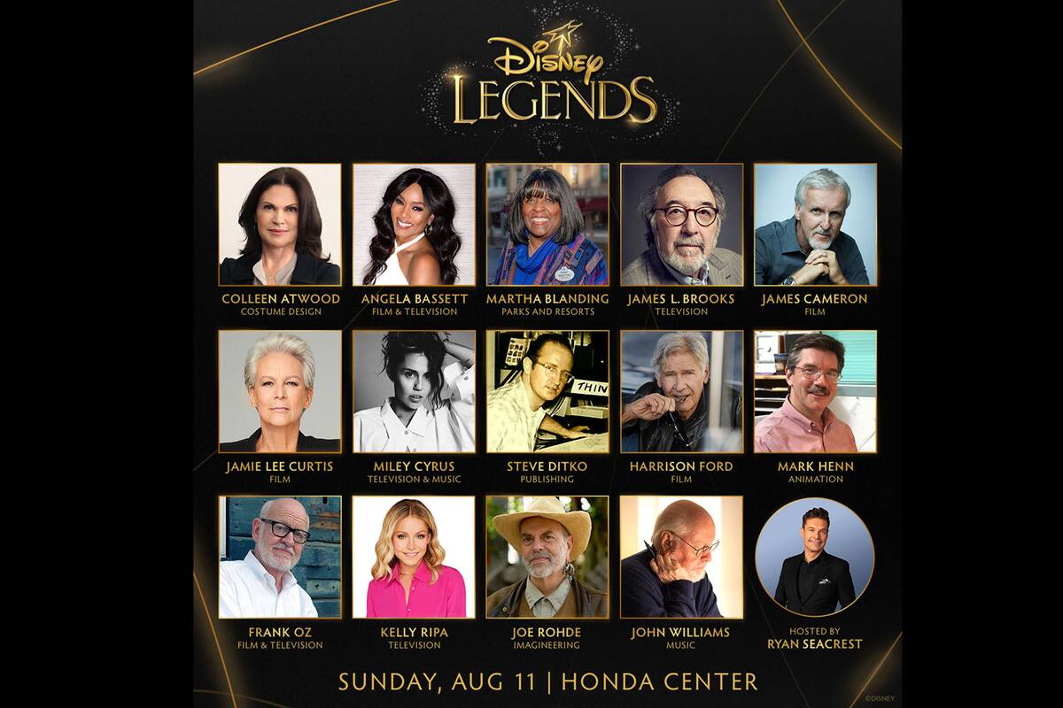 Jamie Lee Curtis, Harrison Ford y James Cameron serán Leyendas Disney