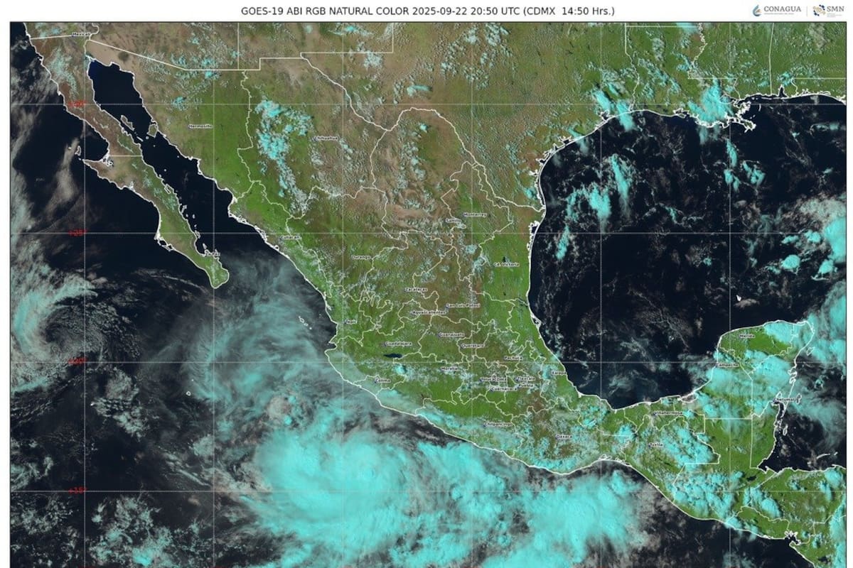 Tormenta tropical Narda amenaza con intensas lluvias y vientos en el Pacífico mexicano; podría convertirse en huracán