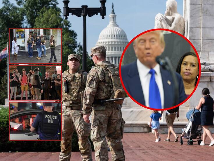 Washington presenta demanda contra orden “ilegal” de Trump para tomar control de la policía: Denuncian represión en las calles a manos de la Guardia Nacional (Imágenes)