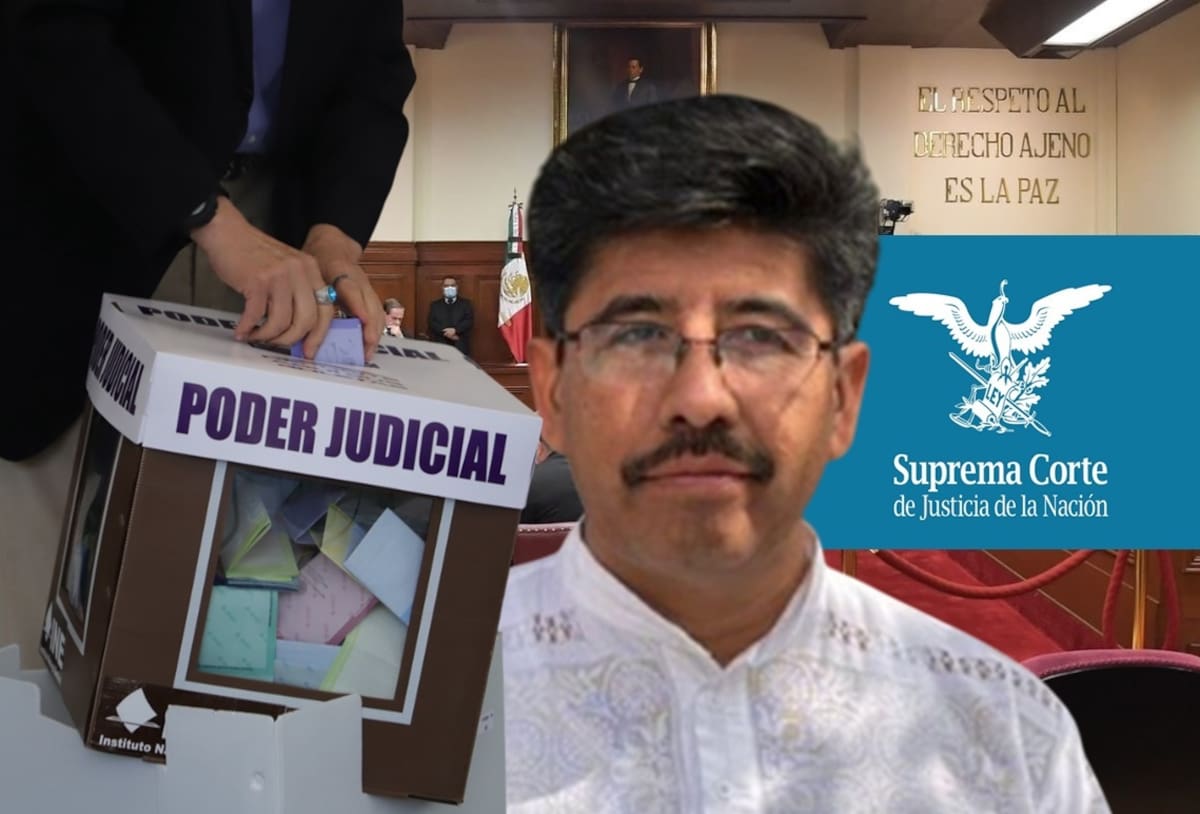 Hugo Aguilar Ortiz encabeza la contienda por la presidencia de la SCJN, tras recibir el respaldo clave de los estados del sur del país. FOTO: ESPECIAL