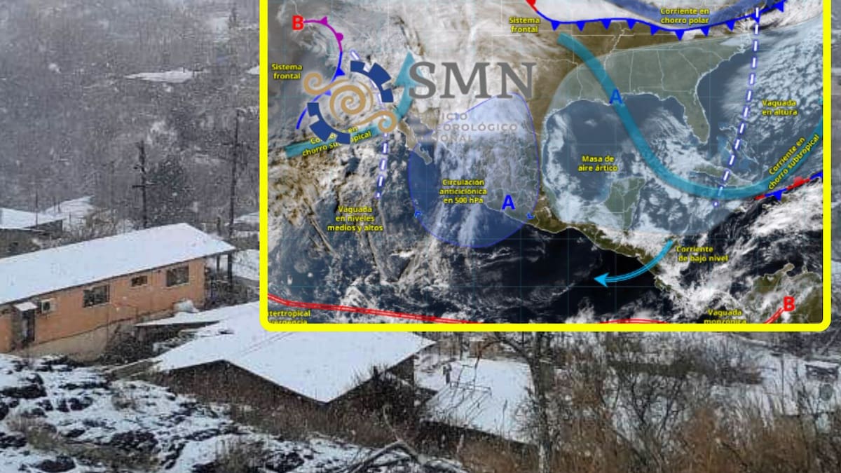 Aire frío persistente “golpeará” estas ciudades mañana sábado y domingo con heladas de hasta -10 °C, posibles nevadas y bancos de niebla; SMN advierte por riesgo en estos lugares