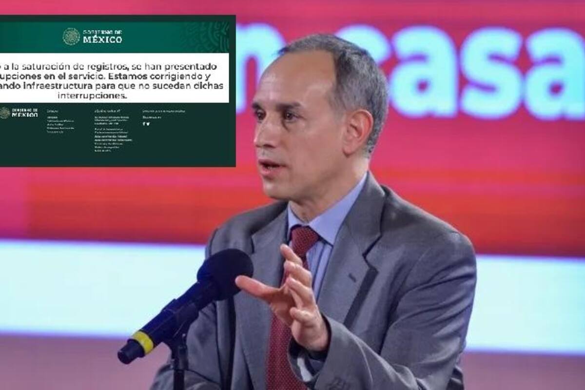 "Sobredemanda tumbó sitio de pre registro", Gatell gustoso de interés en vacuna