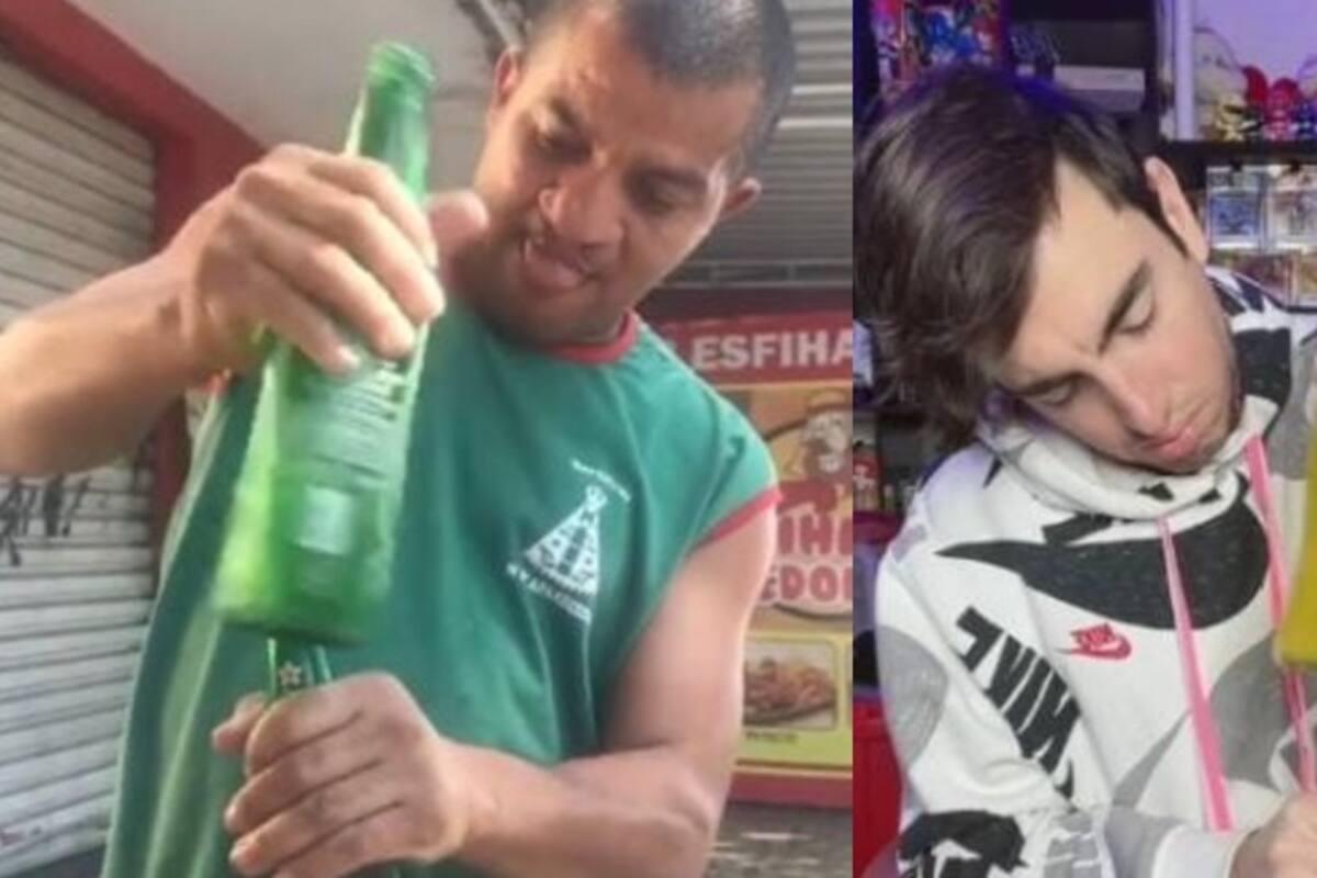 Tiktoker enseña a abrir una cerveza o refresco utilizando otra botella
