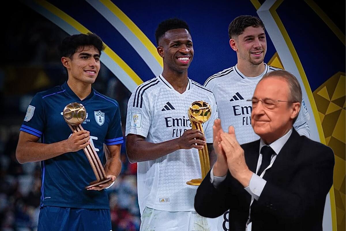 Elías Montiel del Pachuca tuvo una charla con Florentino Pérez, presidente del Real Madrid