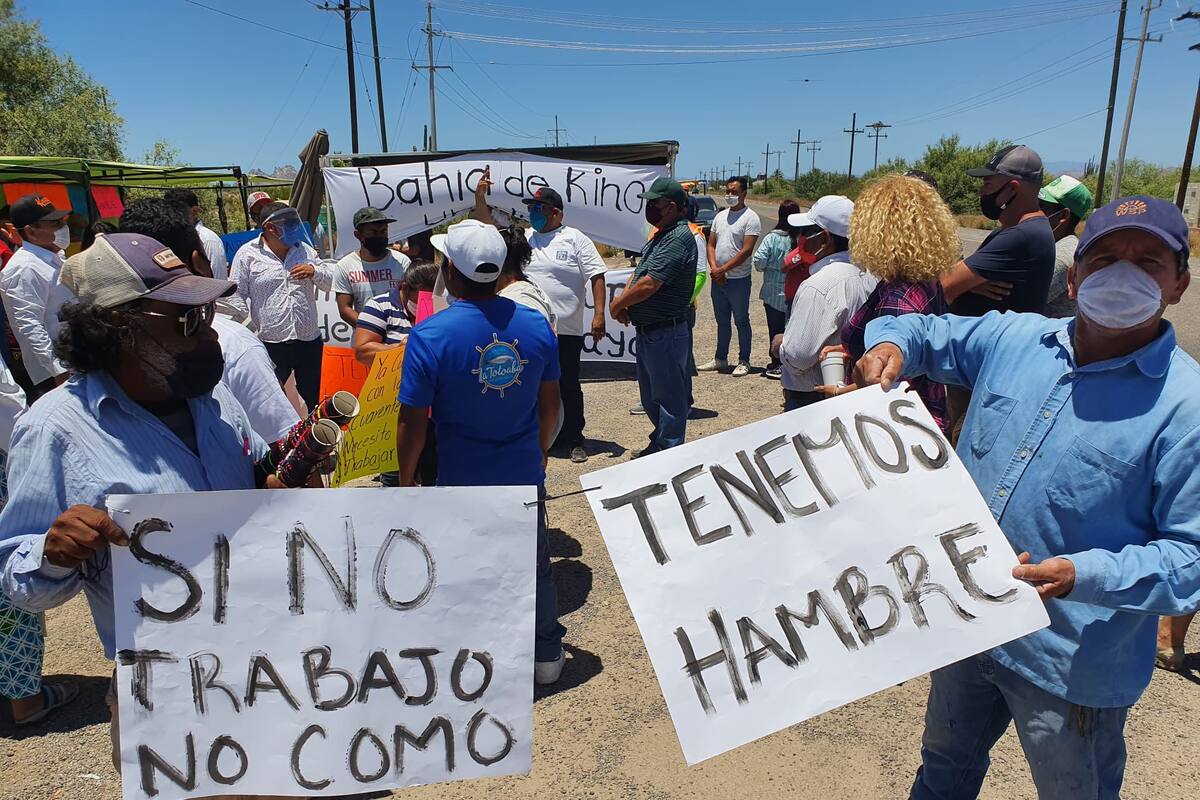 Piden comerciantes de Bahía de Kino abrir sus negocios para poder subsistir