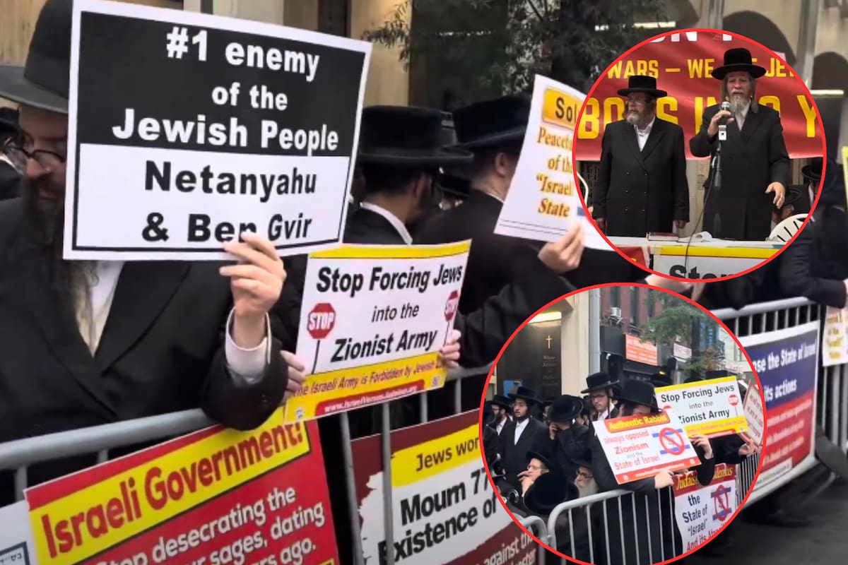 “No en nuestro nombre”: judíos ortodoxos protestan por el “genocidio en Gaza” y contra Netanyahu