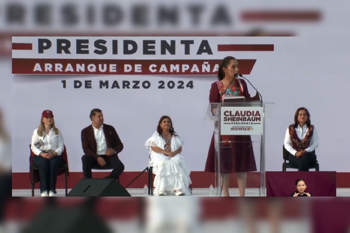 Sheinbaum arranca campaña prometiendo “gobernar con el máximo humanismo posible”