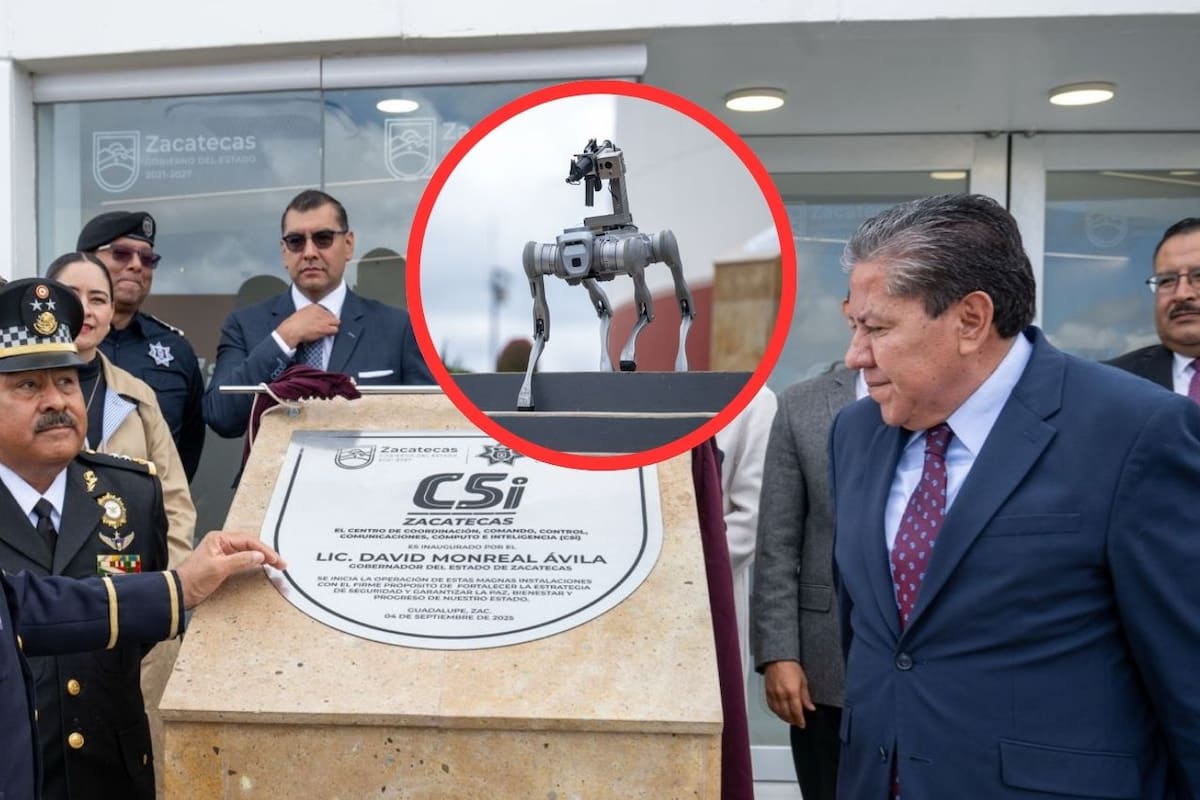 Zacatecas inaugura Centro C5i de vanguardia con robot táctico y tecnología antidrones para seguridad
