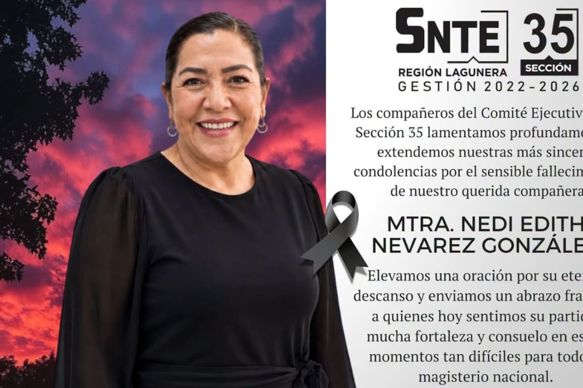 Quién fue Nery Edith, la subdirectora de 56 años que murió durante el ataque en una secundaria de Torreón