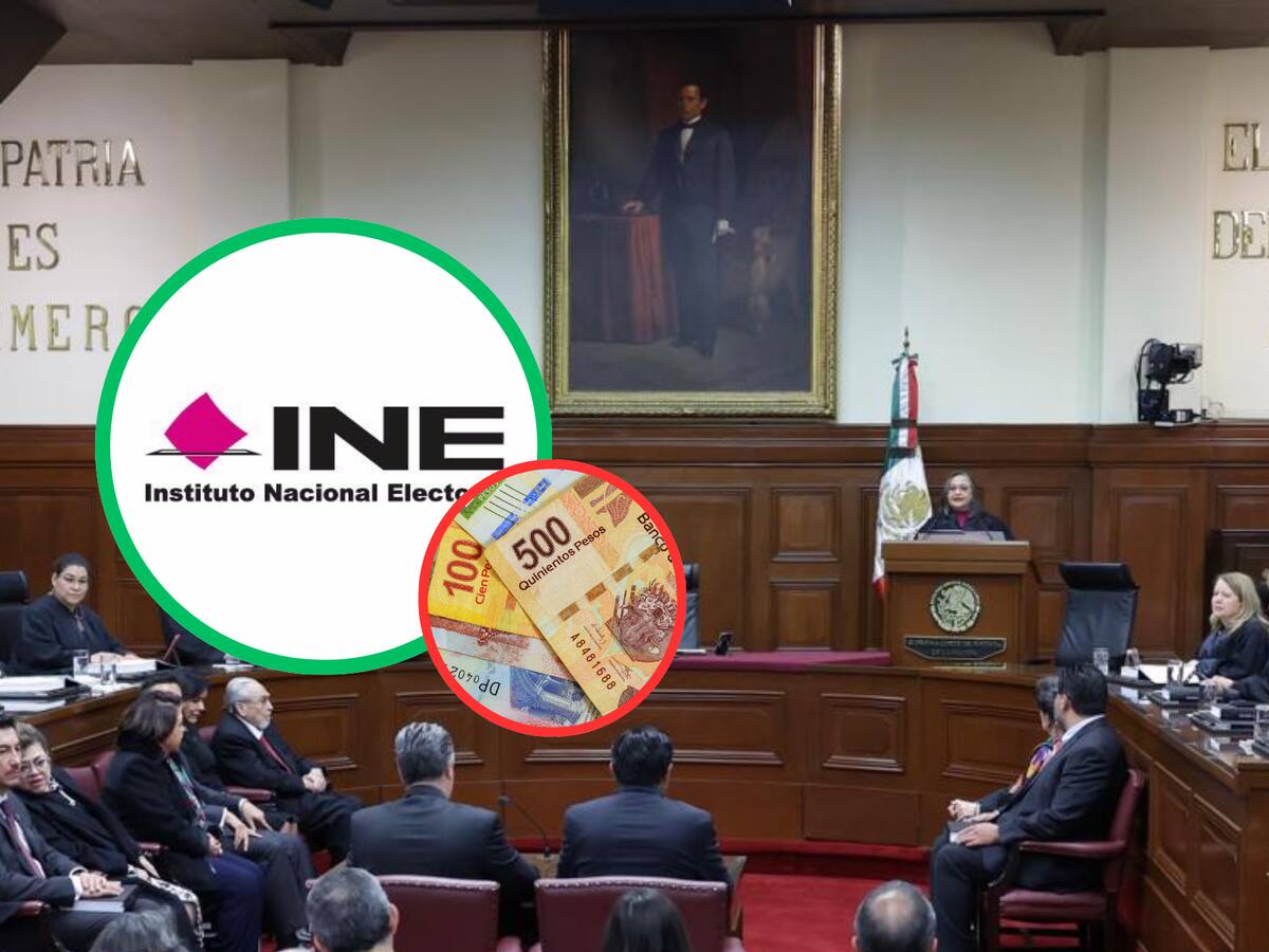INE presenta reducción al presupuesto elecciones al Poder Judicial. | Crédito: X @SCJN/Especial/Canva