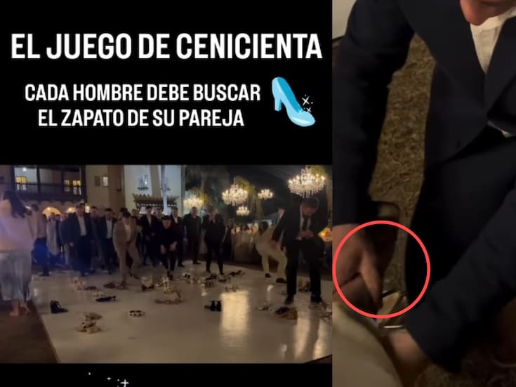 “Como en un cuento”: el juego de la Cenicienta que convirtió una boda en fenómeno viral