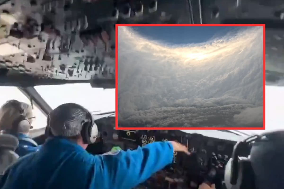 Cazadores de huracanes captan el ojo de Melissa: La fuerza del categoría 5 obliga a un giro inesperado