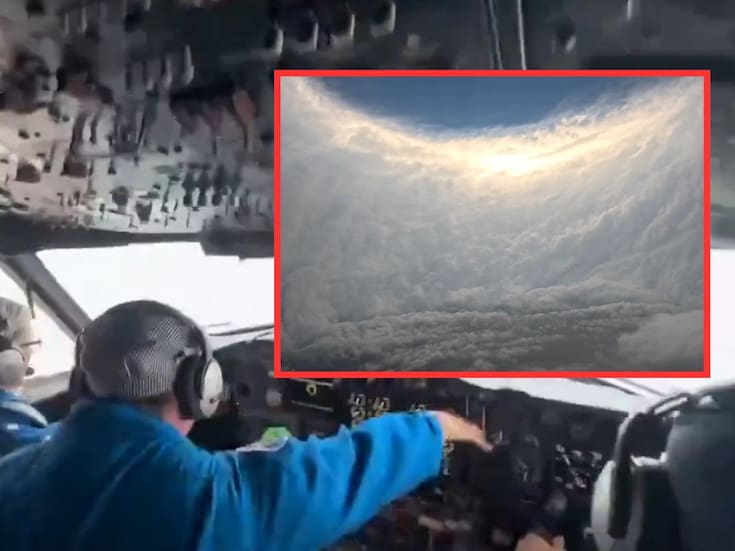 Cazadores de huracanes captan el ojo de Melissa: La fuerza del categoría 5 obliga a un giro inesperado