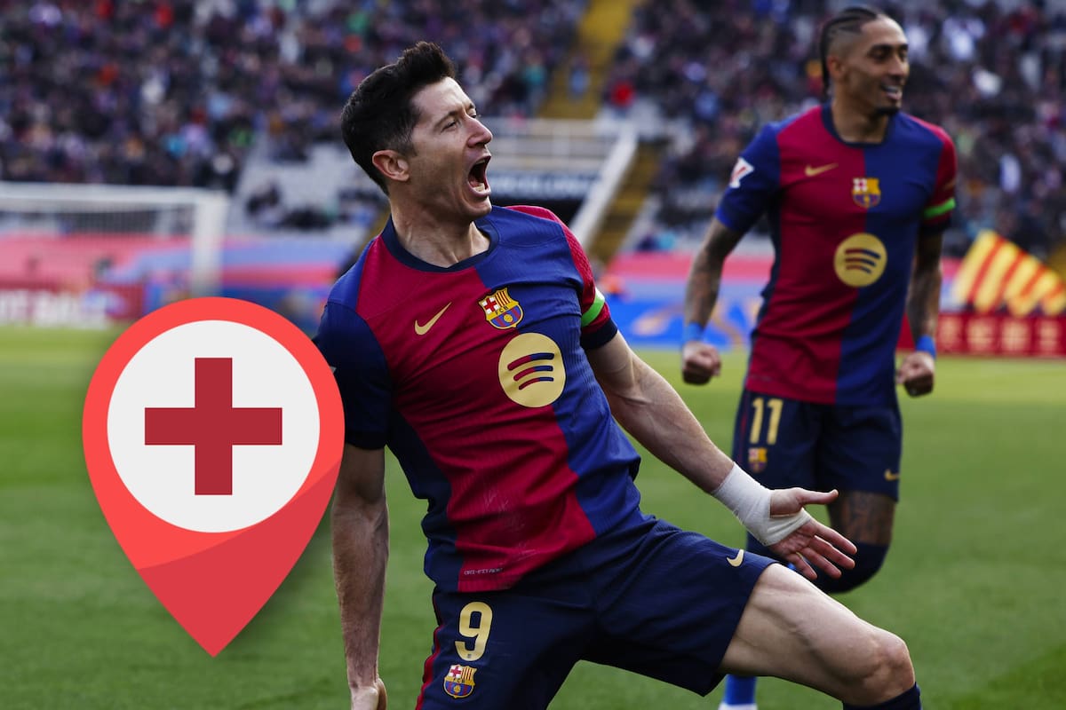 Lewandowski se perderá el clásico Real Madrid vs Barcelona: ¿Cuándo regresa a las canchas?