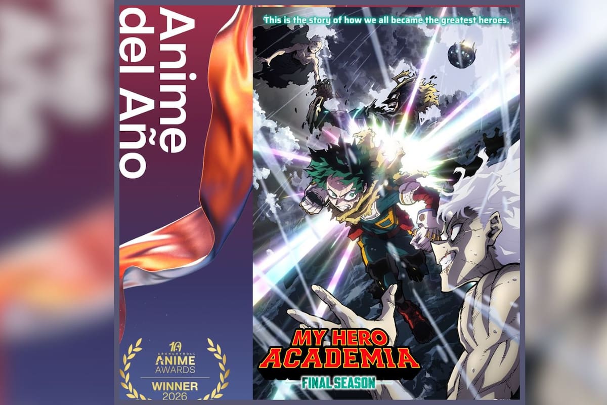 My Hero Academia FINAL SEASON gana el premio al Anime del Año en los Crunchyroll Anime Awards 2026 celebrados en Tokio, consolidando el desenlace definitivo de la historia de Izuku Midoriya