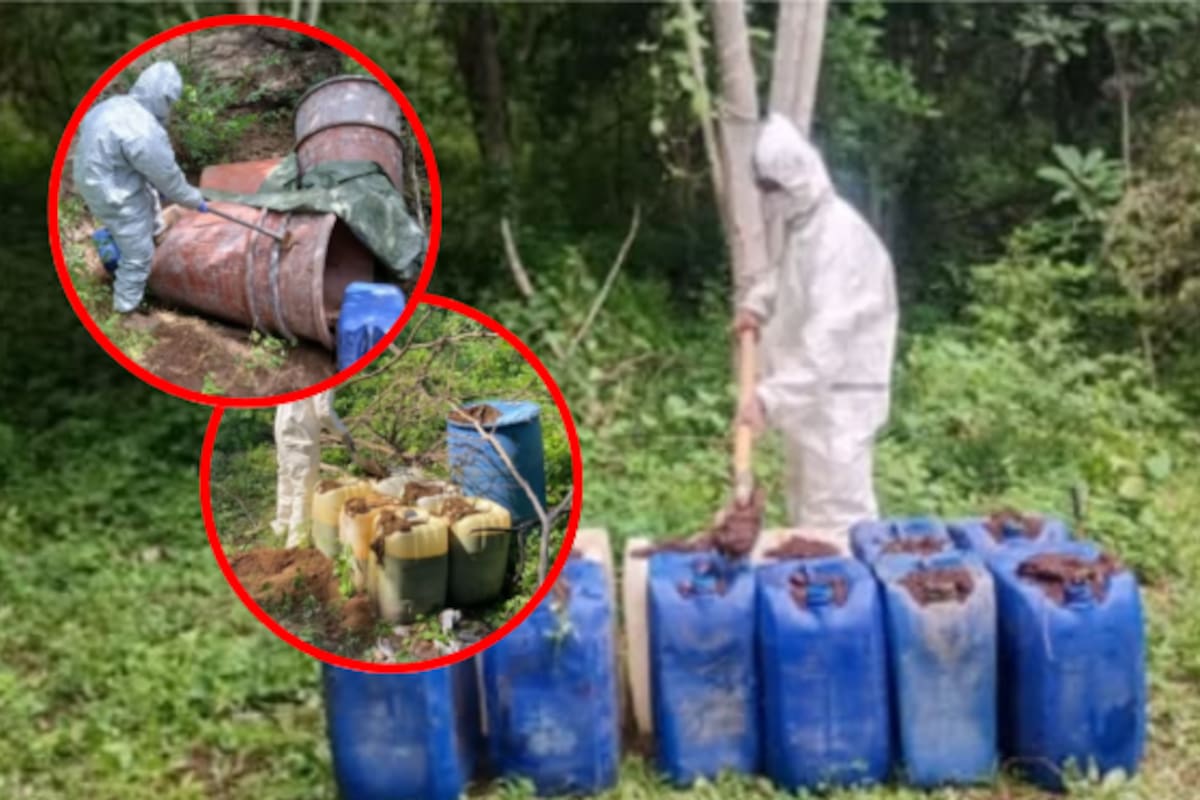Químicos para drogas sintéticas: destruyen tres centros de almacenamiento en Culiacán