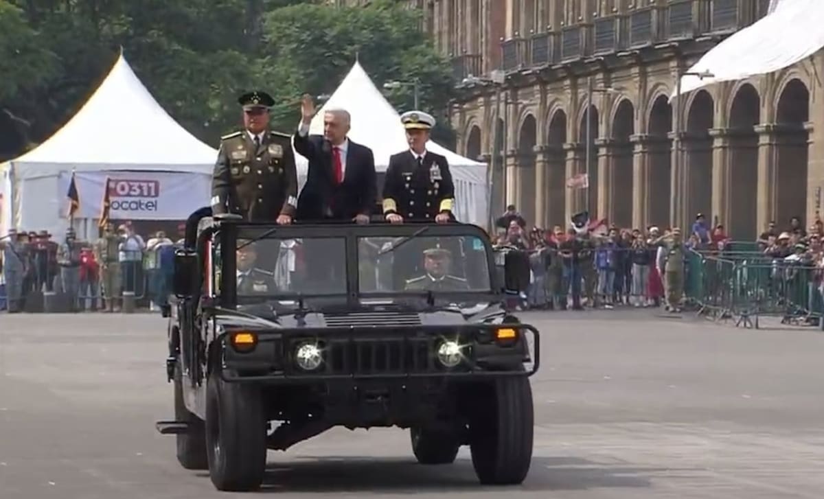 Último desfile cívico militar de AMLO