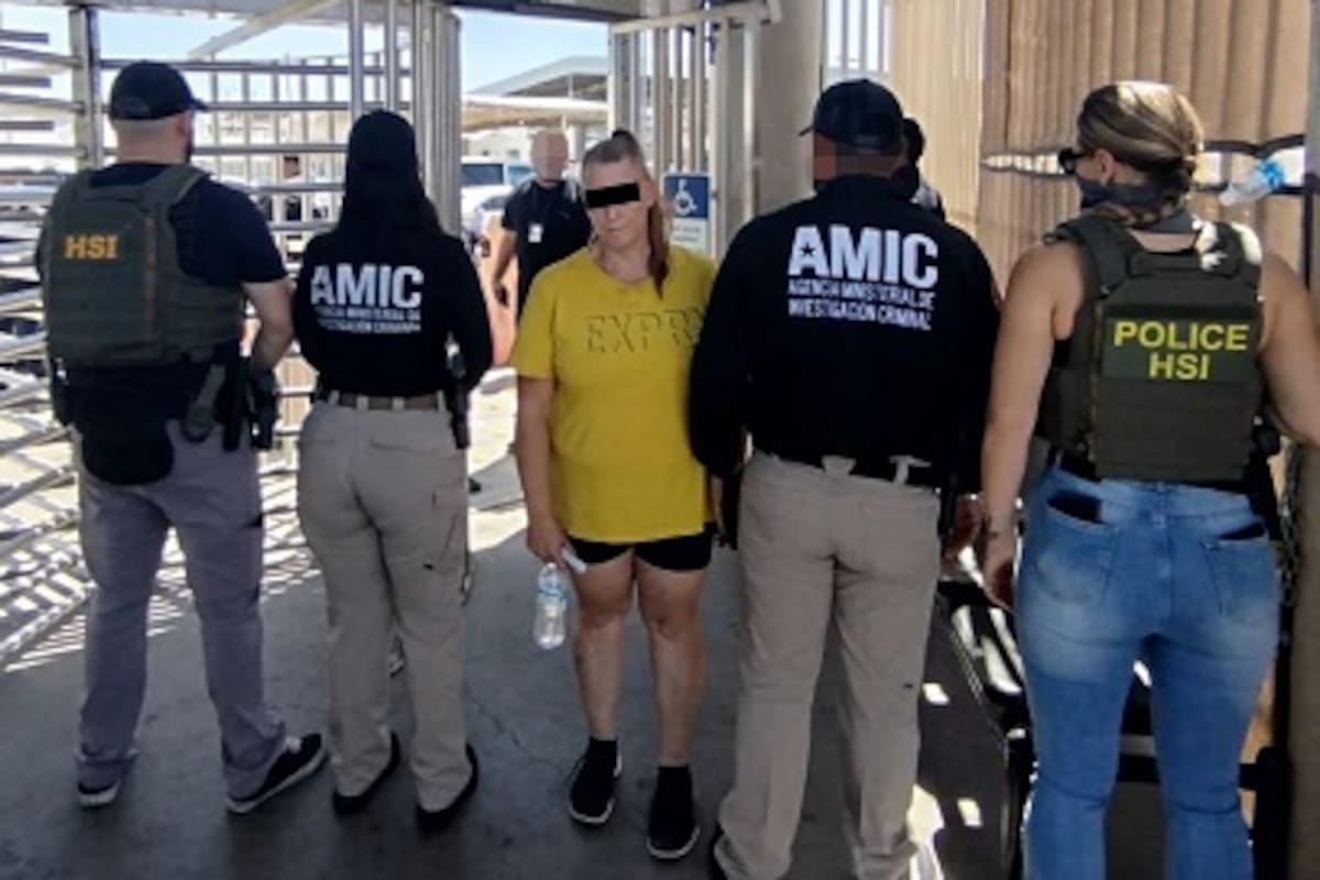 Detienen en SLRC a prófuga de la justicia de EU por tráfico de mariguana
