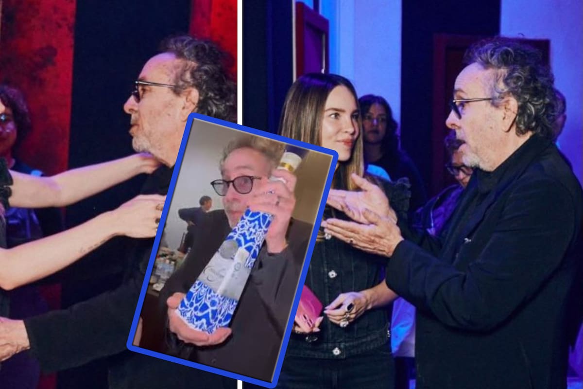 Este es el tequila de lujo que Belinda regaló a Tim Burton
