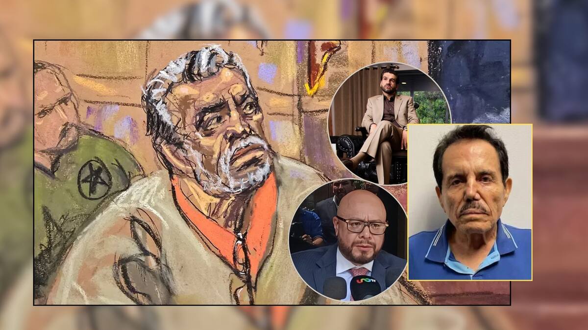 Los abogados que buscan salvar a Ismael "El Mayo" Zambada de la pena de muerte. Foto: Especial (Reuters/El Universal | editada en Canva)