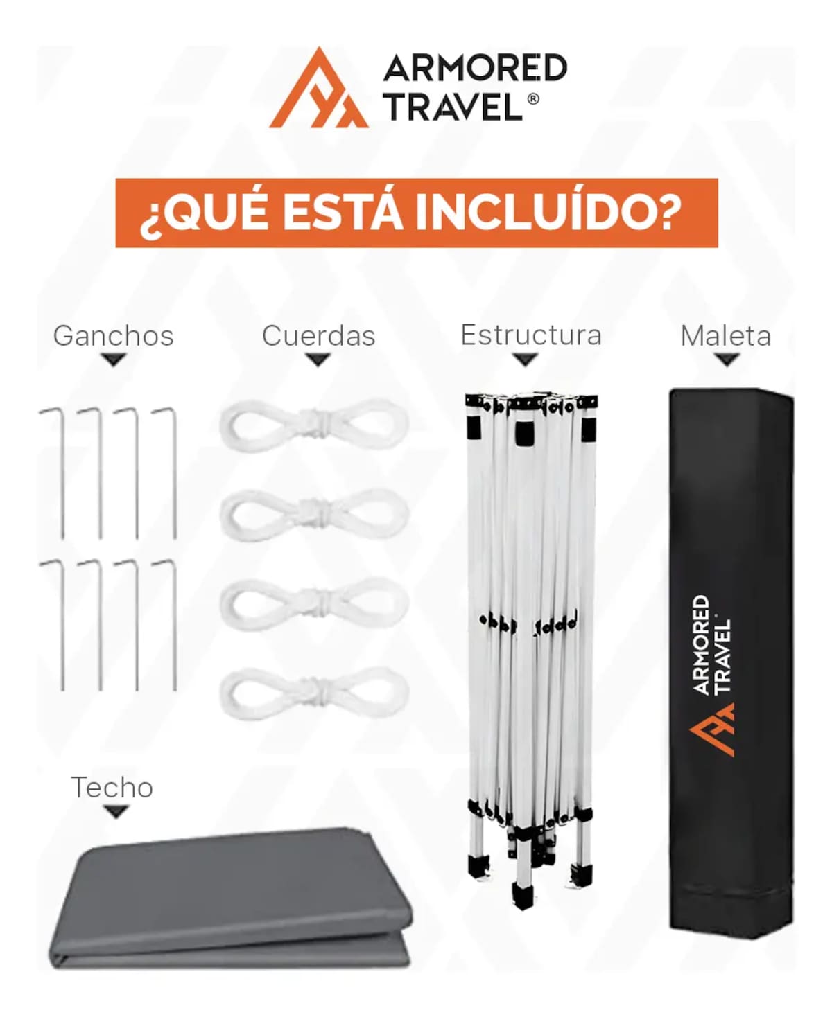 Toldo carpa plegable y retráctil de 3x3 metros | Mercado Libre