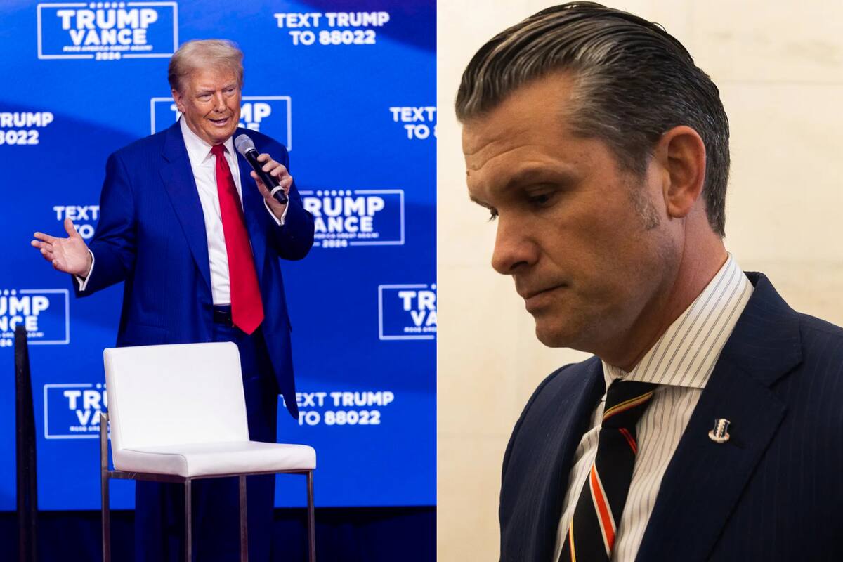 Trump apoya la nominación de Peter Hegseth como secretario de Defensa, a pesar de sus presuntos problemas con el alcohol y el abuso de mujeres