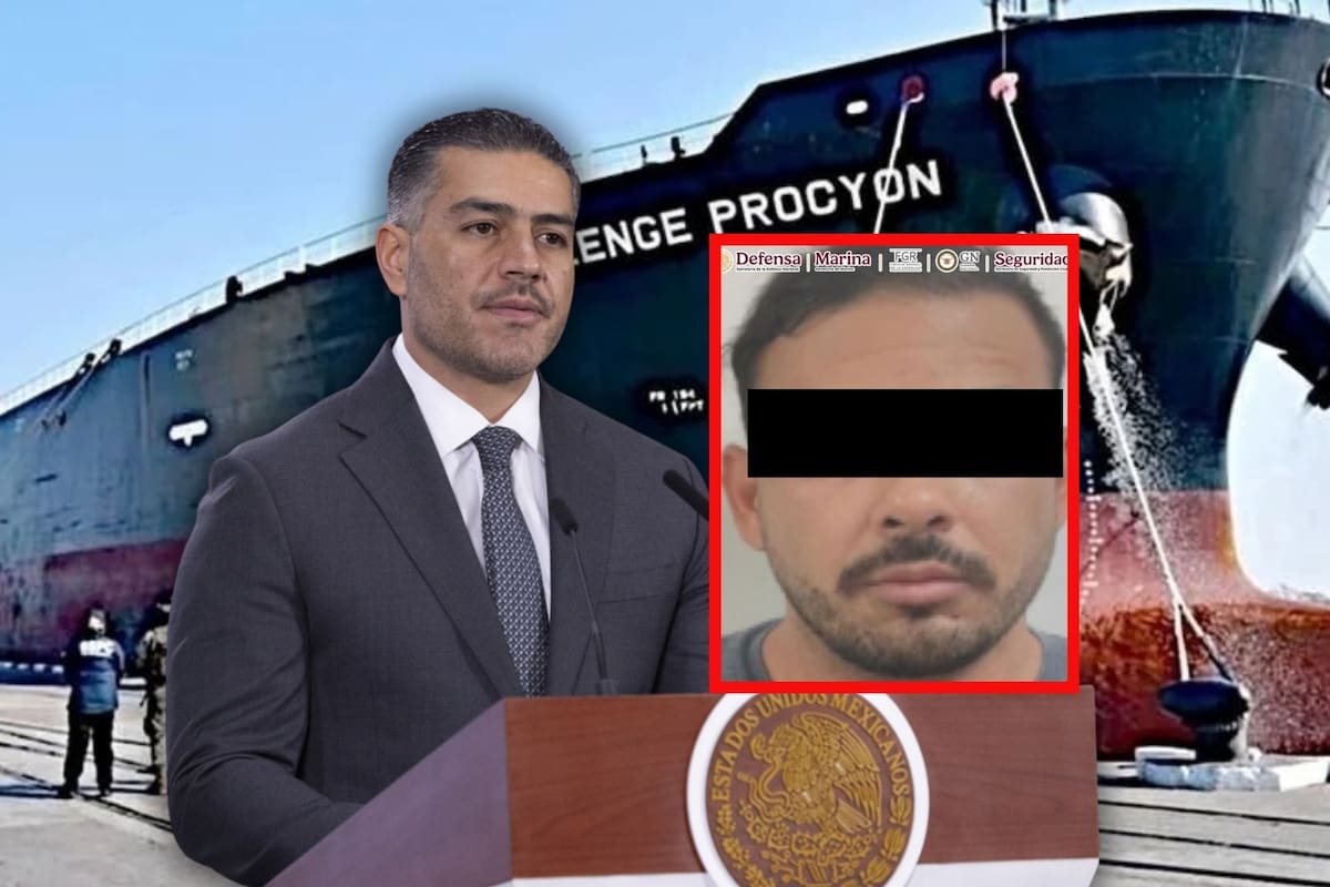 Harfuch vincula a “El Titán” con red de huachicol fiscal ligada al Cártel del Noreste que operaba ingreso ilegal de hidrocarburos desde EEUU mediante empresas fachada y documentación falsa tras el decomiso de 10 millones de litros de diésel en Tamaulipas