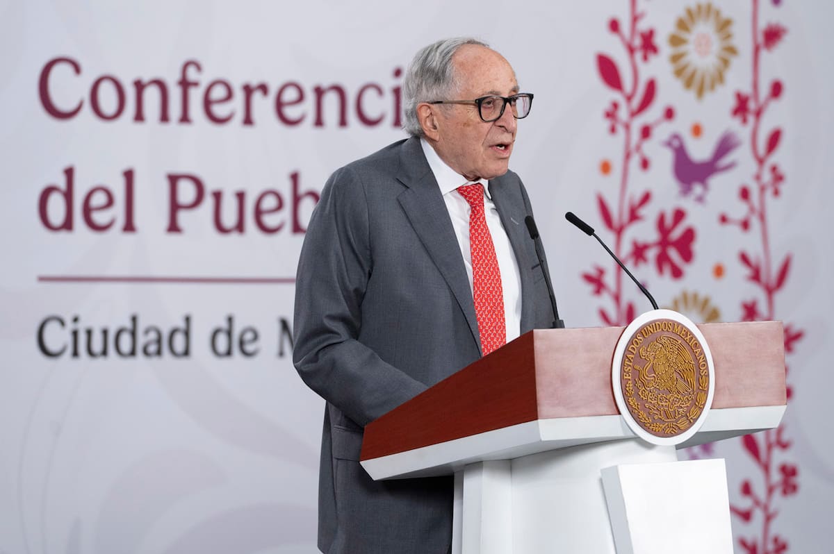 Cuauhtémoc, Ciudad de México, México, 22 de abril de 2026. Conferencia de prensa matutina “Conferencia del Pueblo” en el Salón Tesorería de Palacio Nacional. David Kershenobich Stalnikowitz, secretario de Salud. | Foto: Saúl López / Presidencia