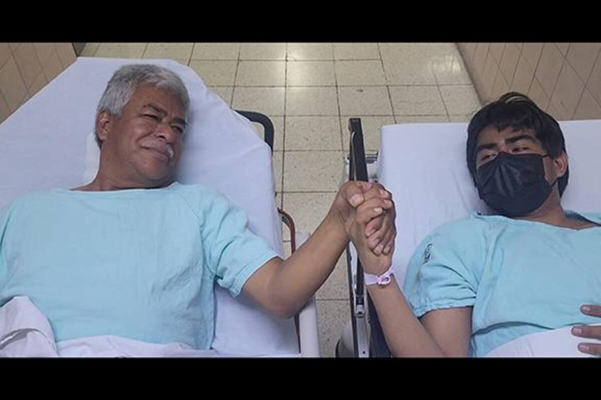 Joven mexicano con riesgo de morir por Insuficiencia Renal Crónica y su padre le dona un riñón