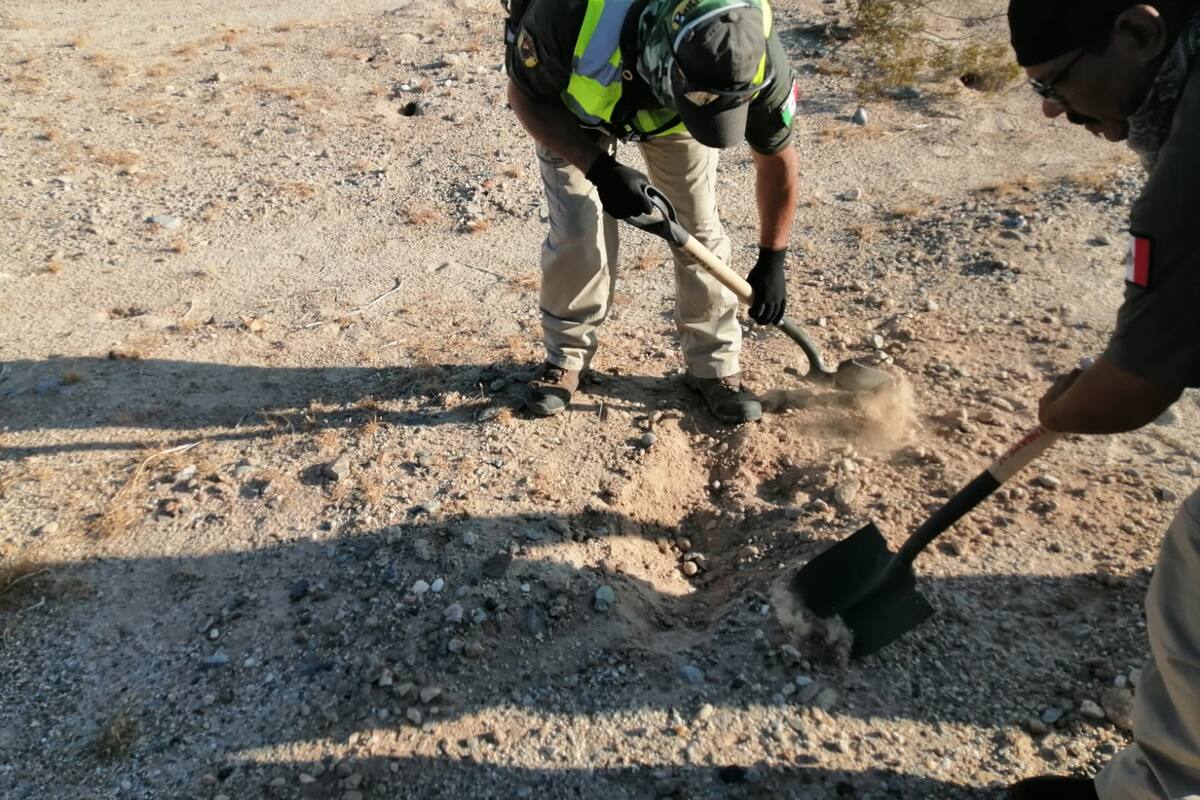 Restos humanos con encontrados en operativo en la Salada
