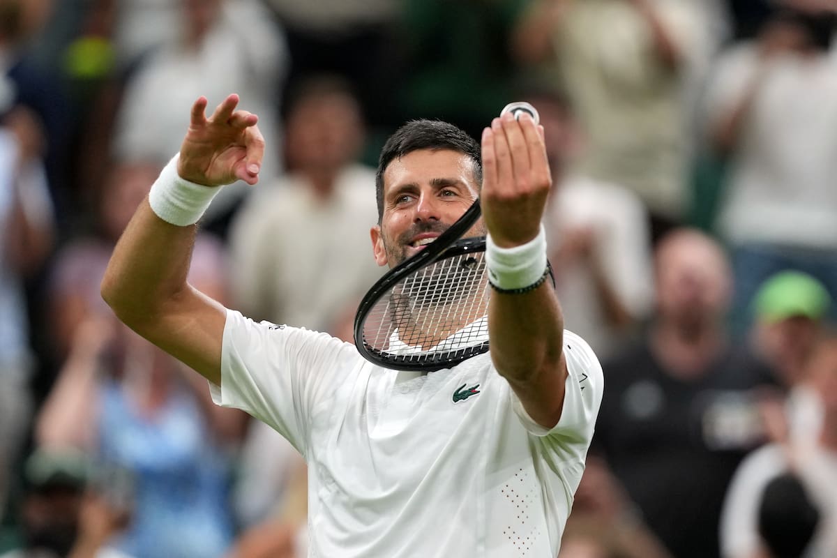Novak Djokovic inicia con el pie derecho y gana en su debut en Wimbledon 2026