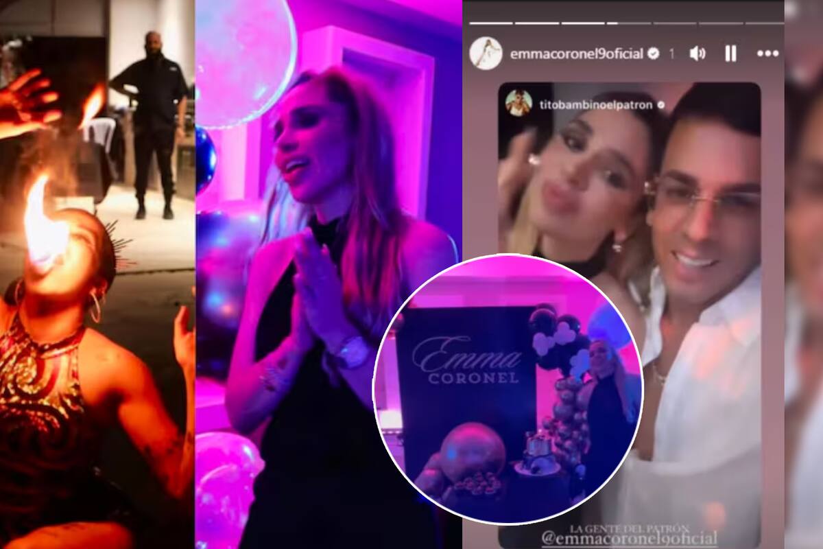 Emma Coronel festeja su cumpleaños con Tito El Bambino; se filtran sus fotos
