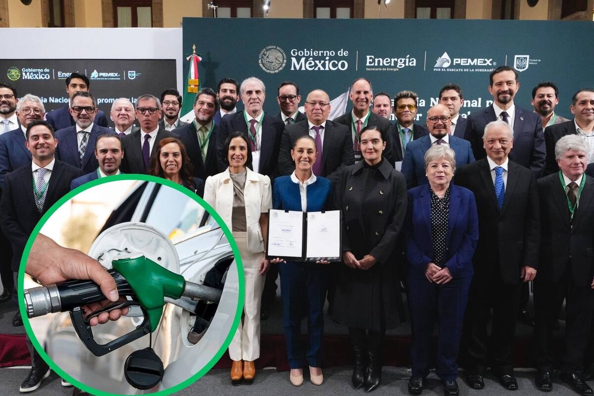 Acuerdan gasolineros y gobierno precio máximo de 24 pesos para la gasolina