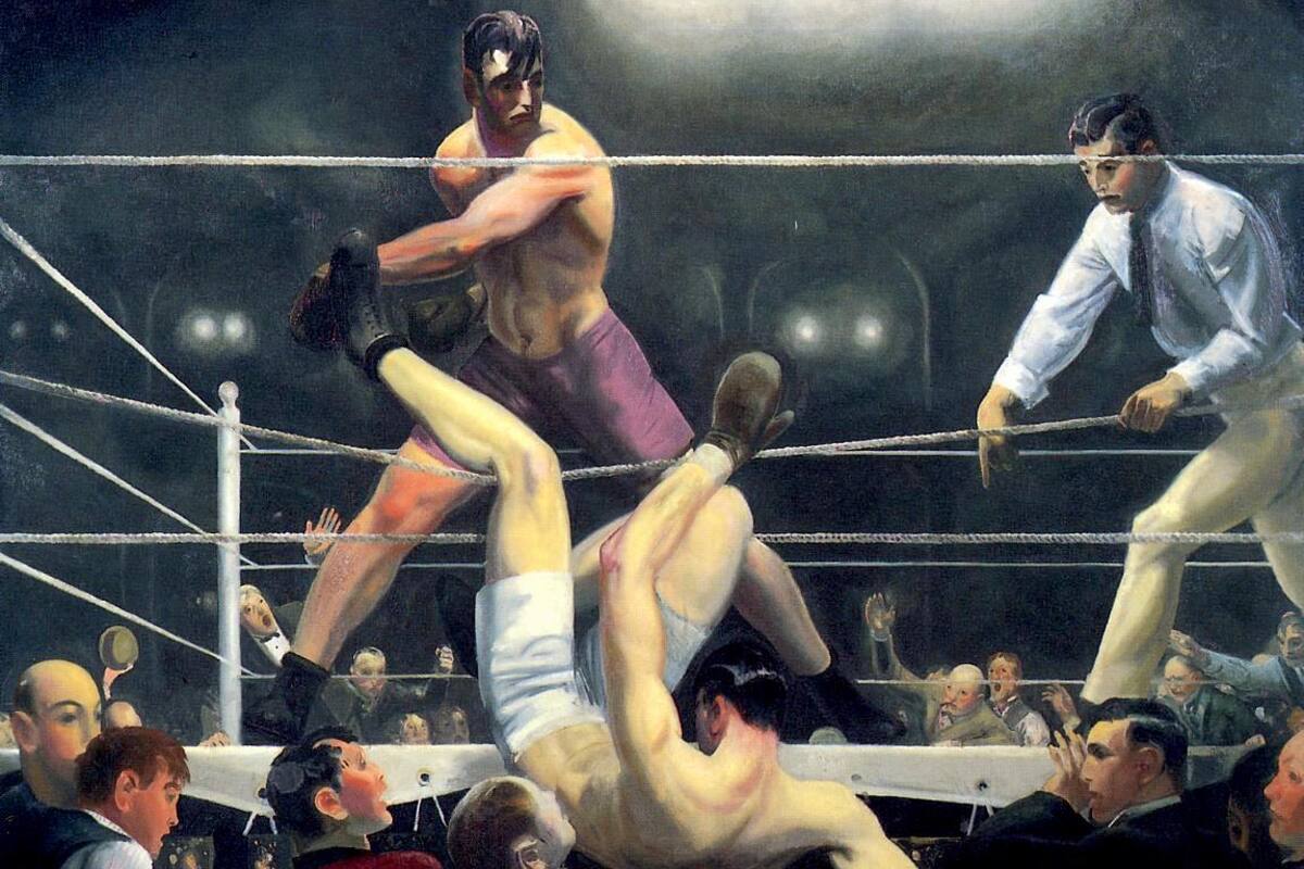 Dempsey vs Firpo: Una pintura que golpeó al mundo del arte