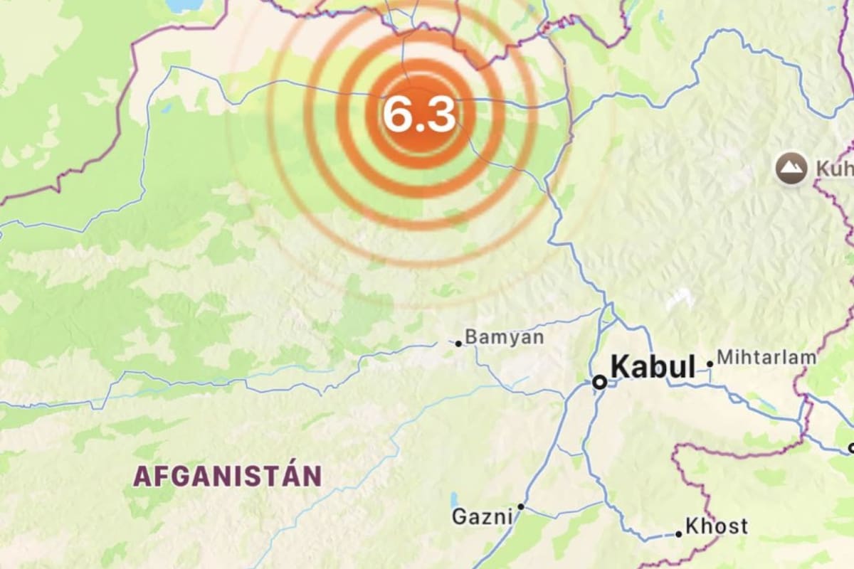 Terremoto de magnitud 6.3 sacude el norte de Afganistán: alerta naranja por posibles cientos de víctimas