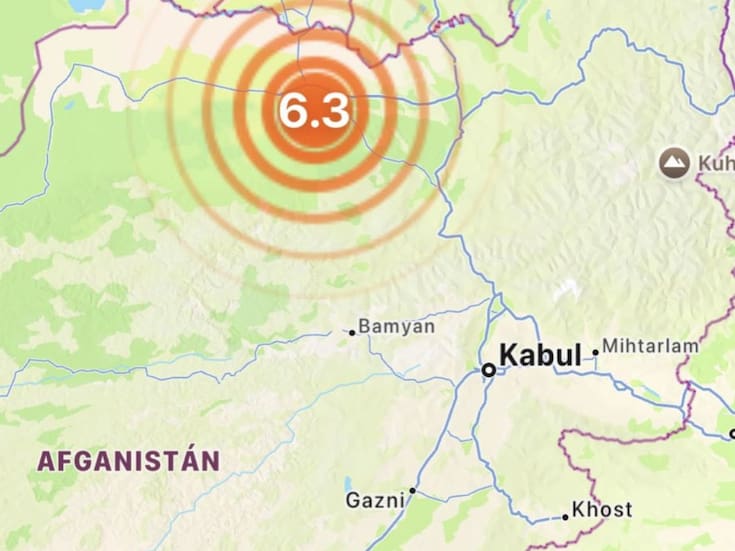 Terremoto de magnitud 6.3 sacude el norte de Afganistán: alerta naranja por posibles cientos de víctimas