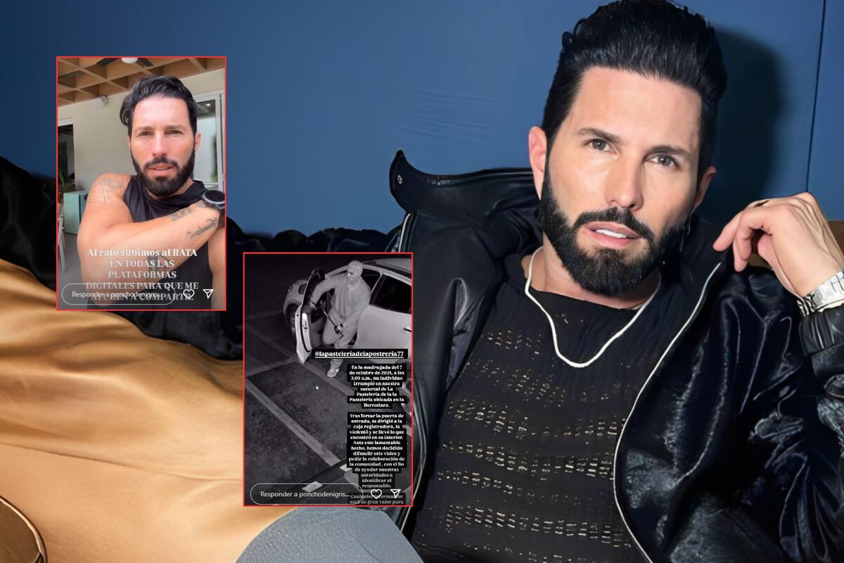 Poncho de Nigris denuncia robo en su pastelería