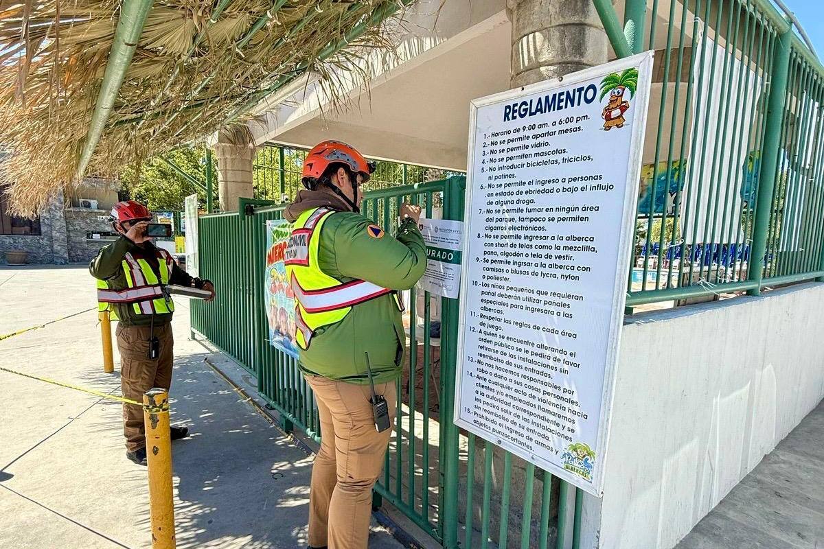 Permanecen cerradas albercas ‘Las Palmas’