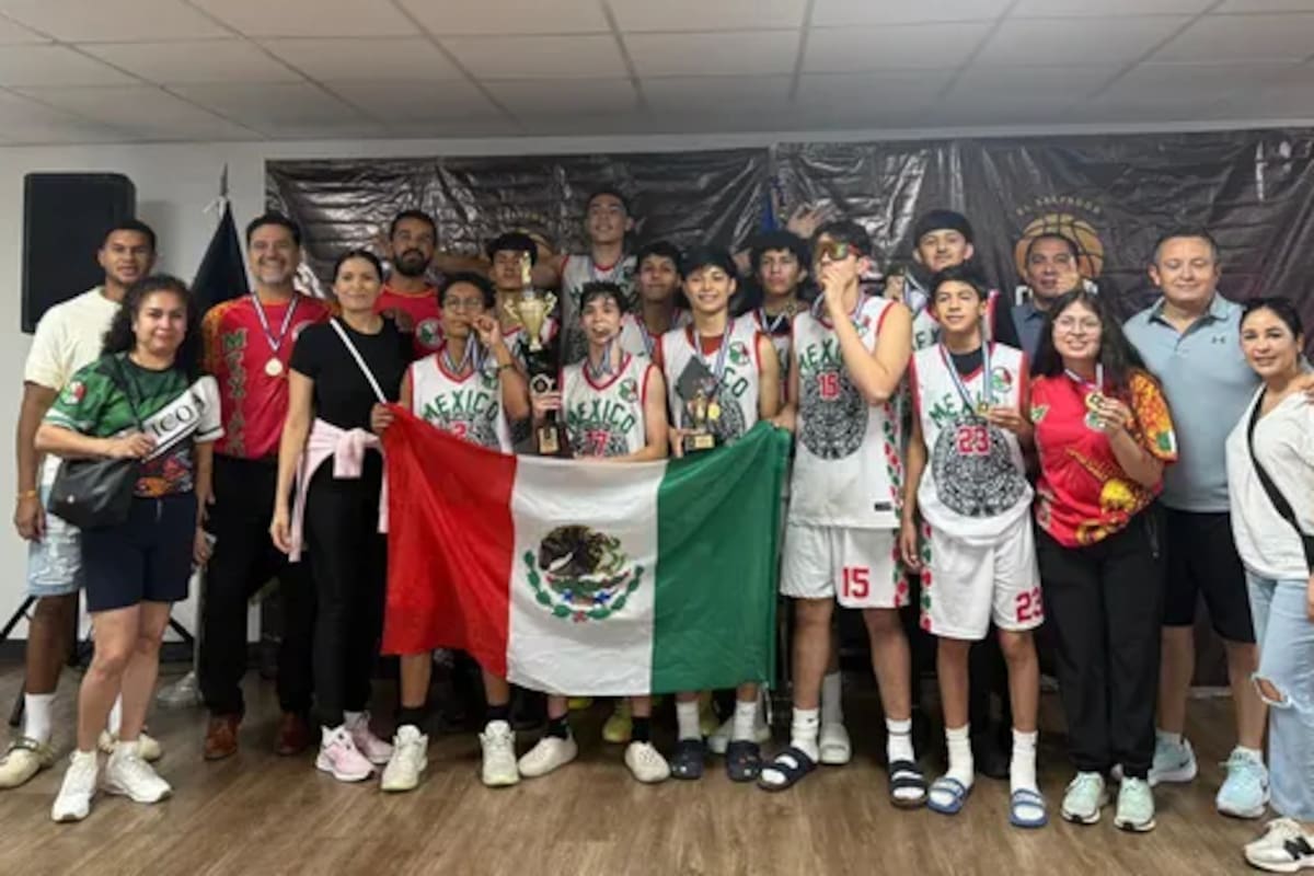 Sanluisinos conquistan torneo internacional de basquetbol con la Selección Mexicana en El Salvador