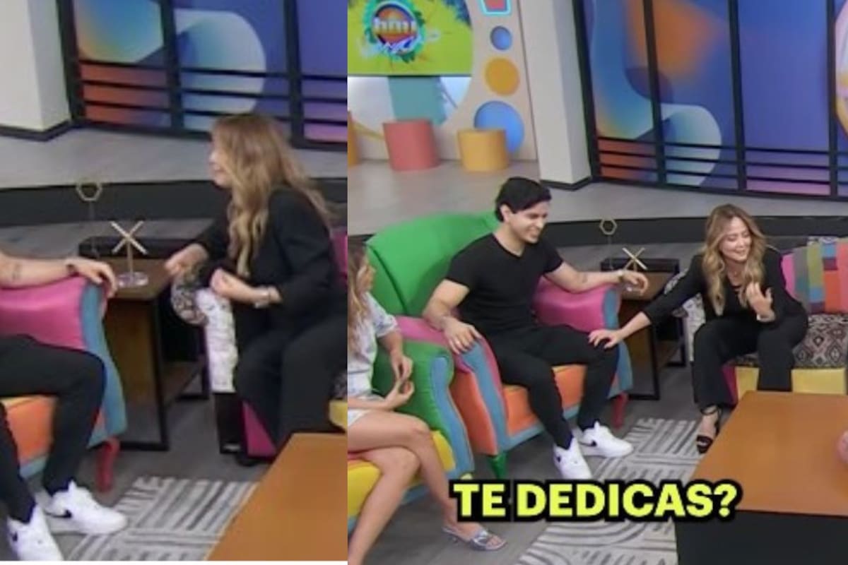 Andrea Legarreta se disculpa con Aarón Mercury tras preguntarle a qué se dedica: “Vivo en Narnia”