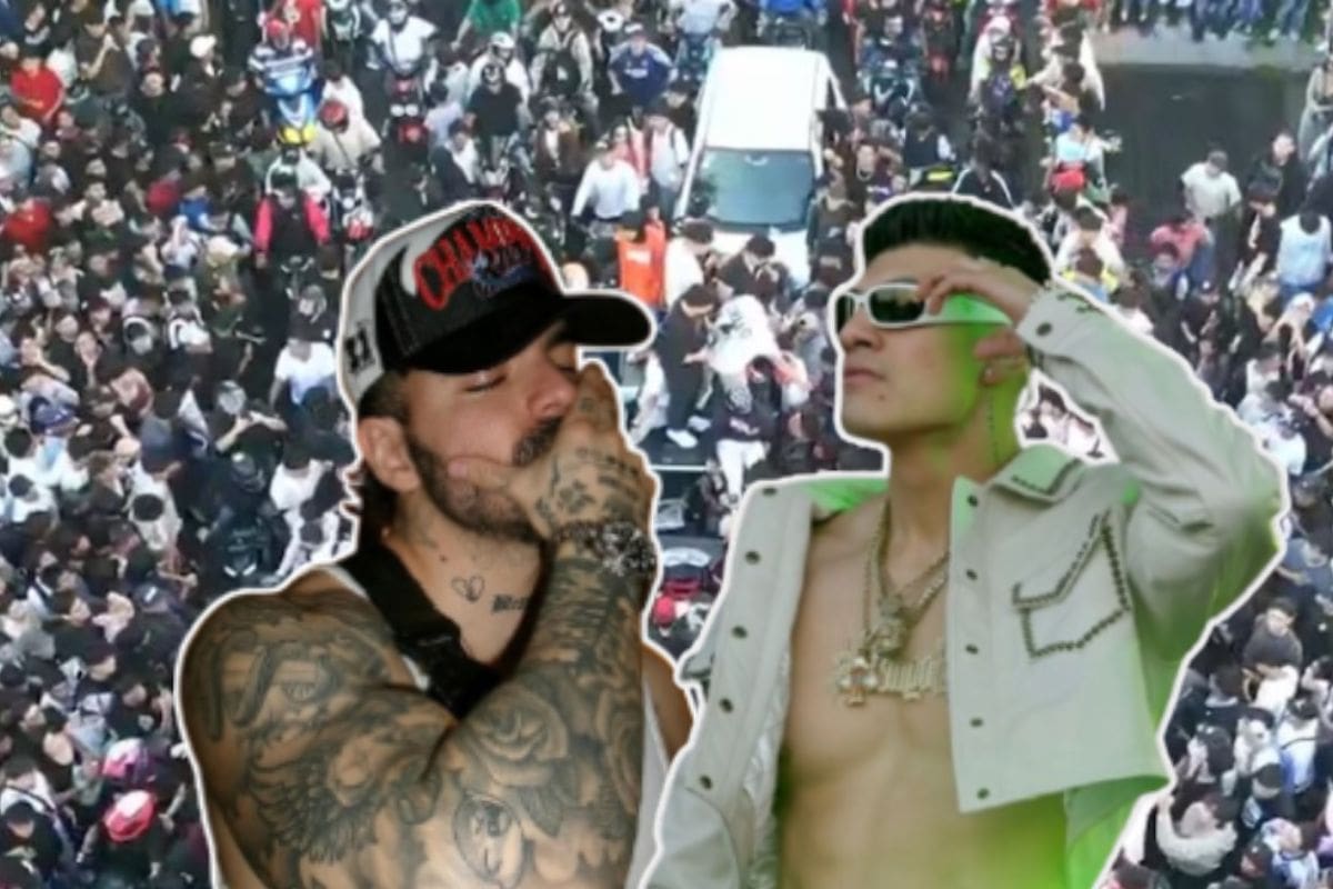 Evento de “El Bogueto” en el Monumento a la Revolución termina en caos, heridos y vandalismo