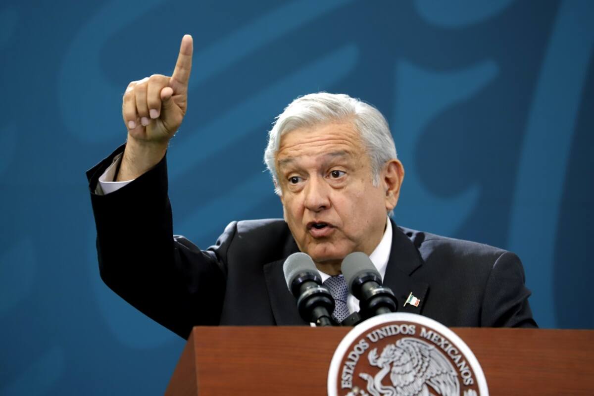 Conferencia de AMLO desde Palacio Nacional