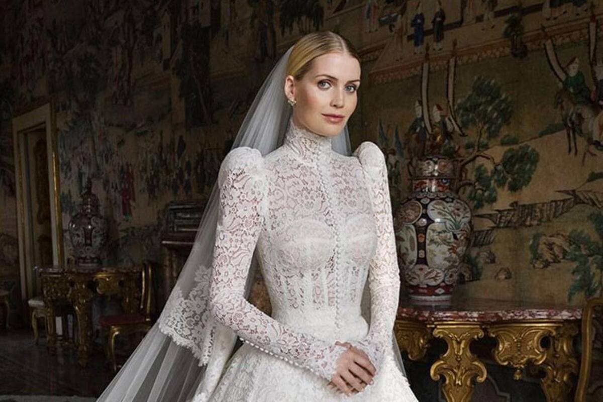 Sobrina de Princesa Diana, Lady Kitty Spencer, se casa con el multimillonario Michael Lewis