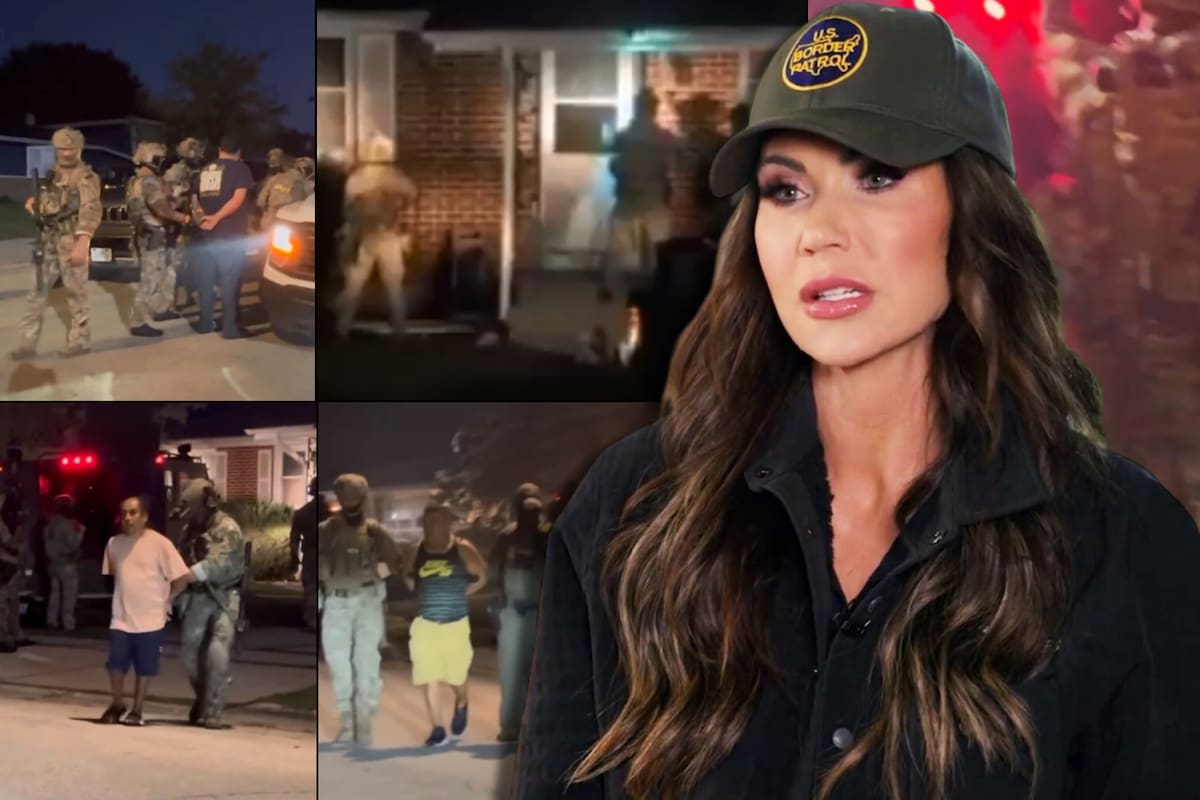 Kristi Noem se suma a operativo de ICE en Chicago: Agentes irrumpen en casa, arrestan a múltiples ‘criminales extranjeros’ pero dos resultan ser ciudadanos y los liberan